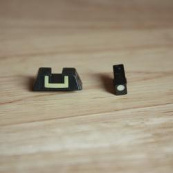 Visée acier luminescent Glock 43/43x/48