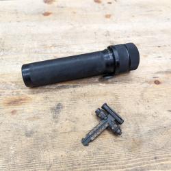 Authentique Silencieux Russe PBS-1 pour AK47 / AKM + hausse spécifique - 81849
