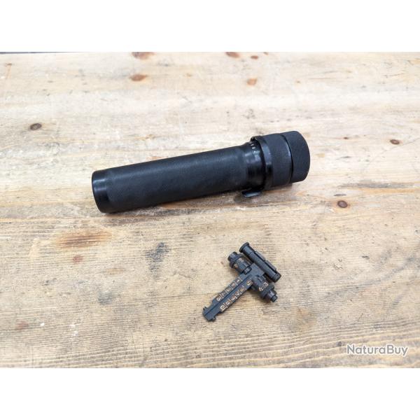 Authentique Silencieux Russe PBS-1 pour AK47 / AKM + hausse spcifique - 81849