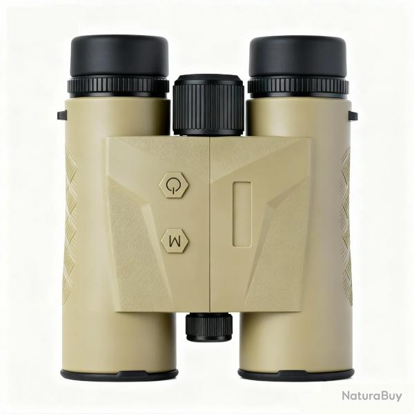 Jumelles Tlmtre Laser 10X42ED Lentilles ED Prismes BAK4 Mesure 6-2400m tanchit IP65/IP67