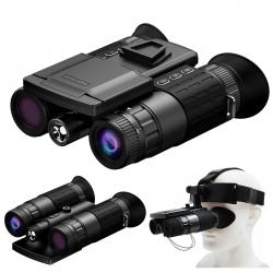 Jumelles de Vision Nocturne Frontales Z9155 4K UHD Caméra Infrarouge 58 MP Ecran OLED Rabattable 64G