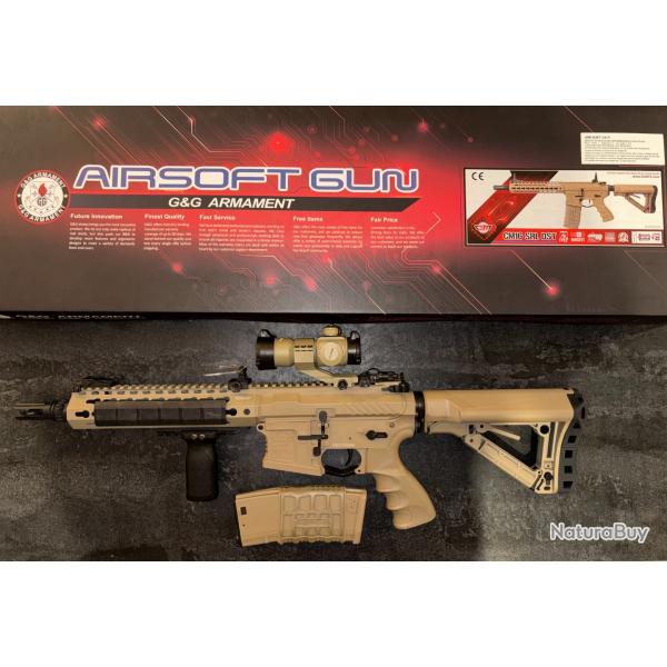 CM16 SRL avec accessoires et batterie