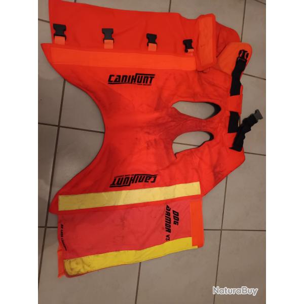 Gilet de protection kevlar CANIHUNTDog armor v3