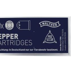 Balle à gaz poivre Walther - Cal. 9 mm PAK x10