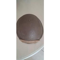 casque écossais ww2 en bon état avec son tartan