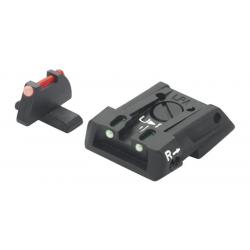 Hausse pour S&W Military et Police avec fibre optique