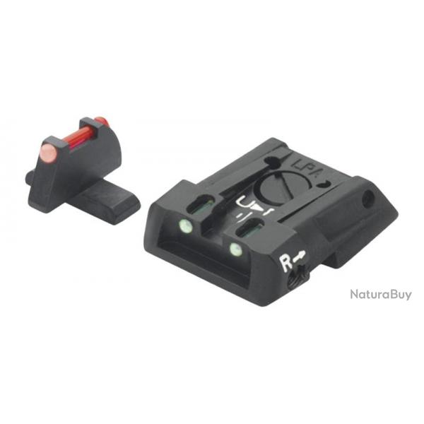 Hausse pour S&W Military et Police avec fibre optique