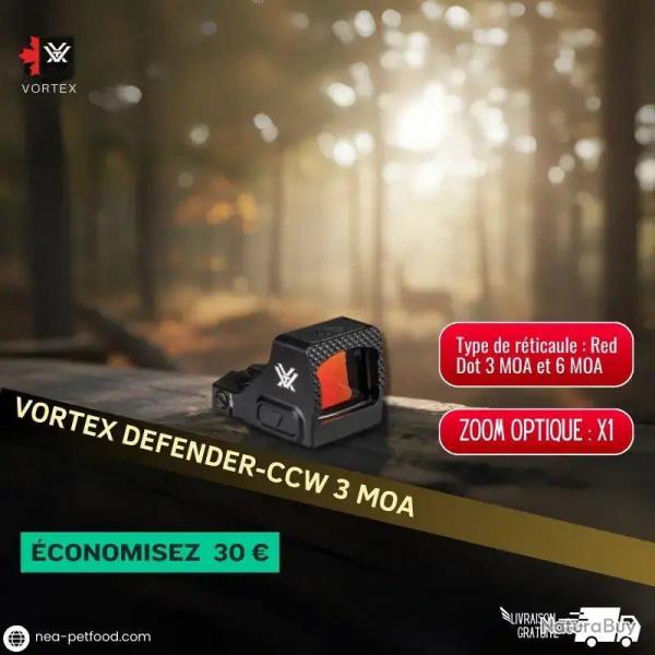 OFFRE NB VORTEX DEFENDER-CCW 6 MOA LIVRAISON OFFERTE EN RELAIS