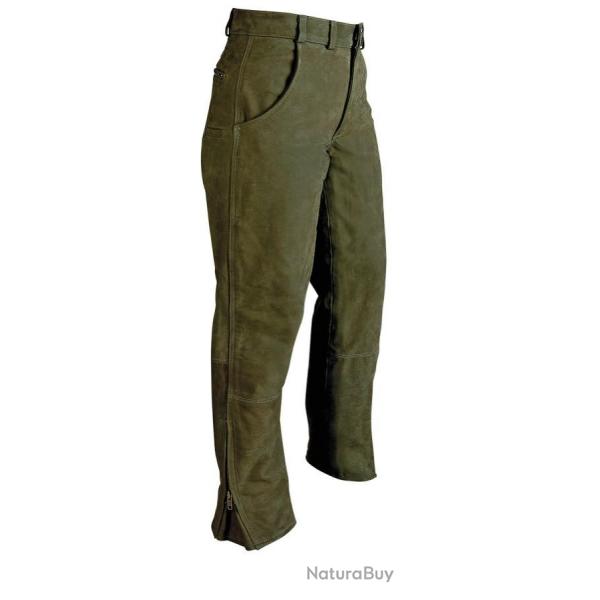 Pantalon de chasse cuir Titan Pro Hunt 42 VERT FONCE