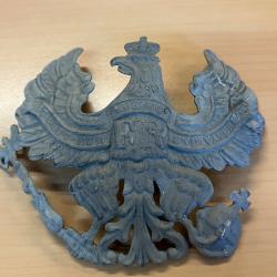 Plaque frontale Prussien en fer peint WW1 (reproduction)