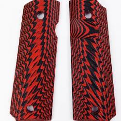 Plaquettes COLT 1911 type 1 rouge LIVRAISON GRATUITE