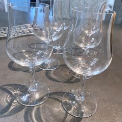 6 verres à dégustation 1969 Orrefors grand modèle