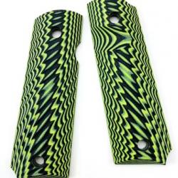 Plaquettes COLT 1911 type 1 vert LIVRAISON GRATUITE