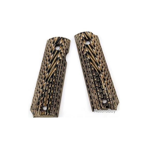 Plaquettes COLT 1911 type 2 sable LIVRAISON GRATUITE