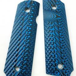 Plaquettes COLT 1911 type 3 bleu LIVRAISON GRATUITE