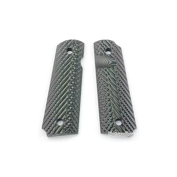 Plaquettes COLT 1911 type 3 gris LIVRAISON GRATUITE