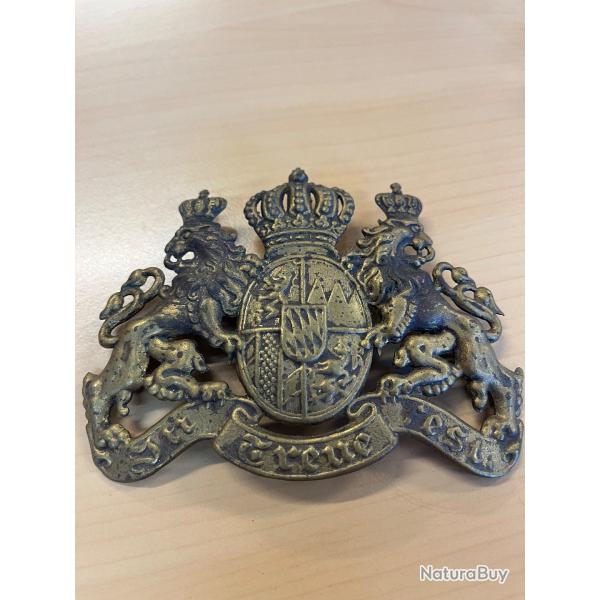 Plaque de casque BAVAROIS ww1  (reproduction)