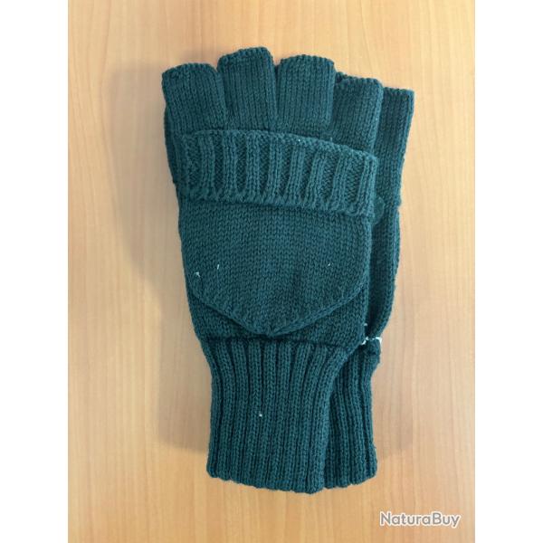 Gants mitaines en laine taille M