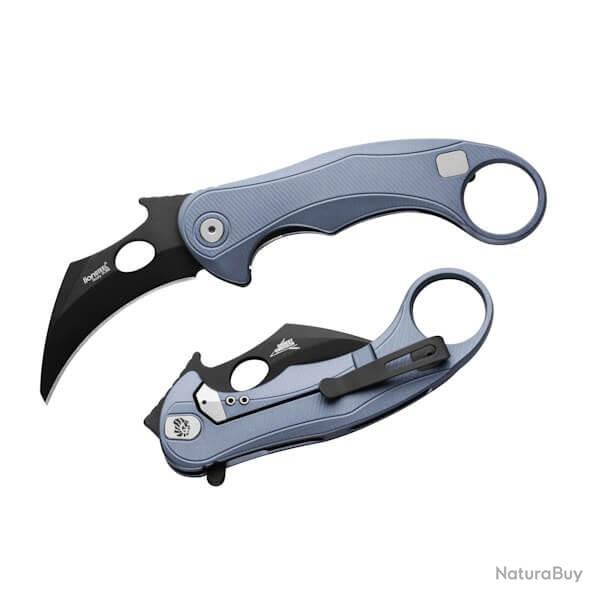 Couteau pliant Lionsteel karambit "L.E.ONE MID" LE2A.IB bleu