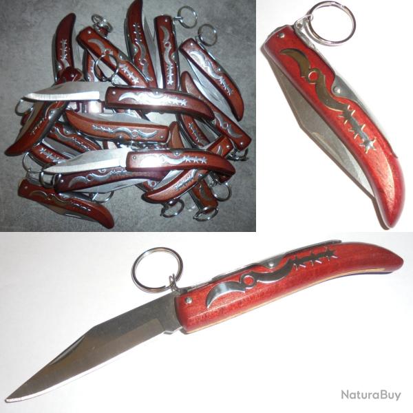 NEUF LOT 20 COUTEAU DE POCHE PLIANT A PALME CRAN STYLE OKAPI SANS MARQUE CRA-CRA