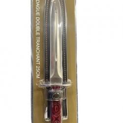 DAGUE DOUBLE TRANCHANTS 25CM bf