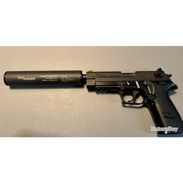 SIG SAUER 22LR Mosquito et son silencieux SIG SANS PRIX DE RESERVE