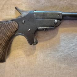 Petit pistolet de cycliste 6mm parfait etat de présentation et de fonctionnement