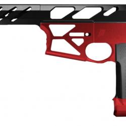 ORACLE P* Corps Complet CNC Aluminium avec Grip - Rouge Noir - MONK