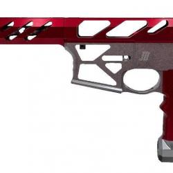 ORACLE P* Corps Complet CNC Aluminium avec Grip - Titanium Rouge - MONK