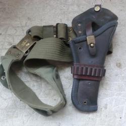 parure ensemble ceinturon cartouchières + holters