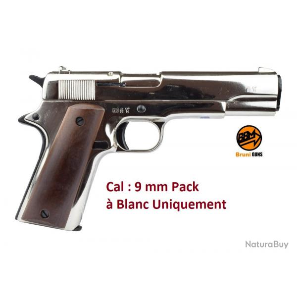 Pistolet Mod. 96  Rplique Colt 1911  Chrome  9 mm