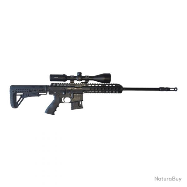 Pack Schmeisser BA-15-22 Tactical Black + lunette 4-12X50 cal.22lr (Occasion)