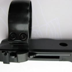 Montage HMS-Swift avec colliers de 34 mm pour Merkel RX Helix se verrouillant par un seul levier