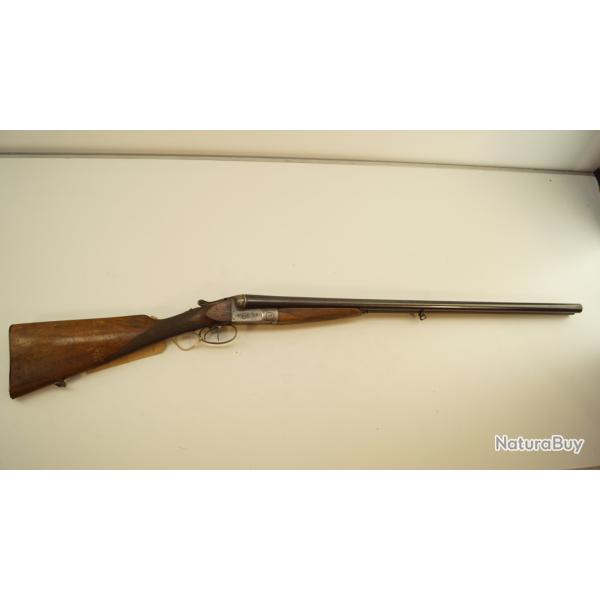 fusil artisanal belge juxtaposes 12/70 pour enchere 1 sans prix de reserve