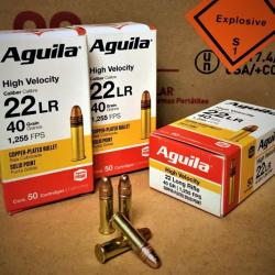 AGUILA - Cal. 22LR - High Velocity - Solid Point - 40gr