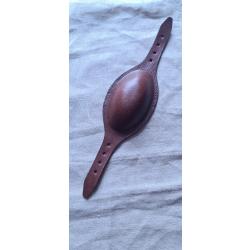 Mentonnière cuir pour casque parachutiste US