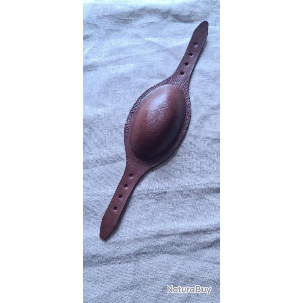 Mentonnire cuir pour casque parachutiste US