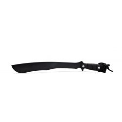 Wildsteer Machette TIGER Noir - Lame Époxy Noire en Acier X46Cr13 - Survie & Outdoor