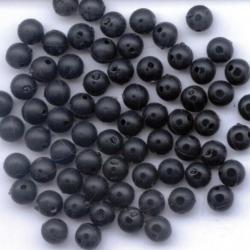PERLE MOLLE NOIRE 6MM X20 - FLASHMER
