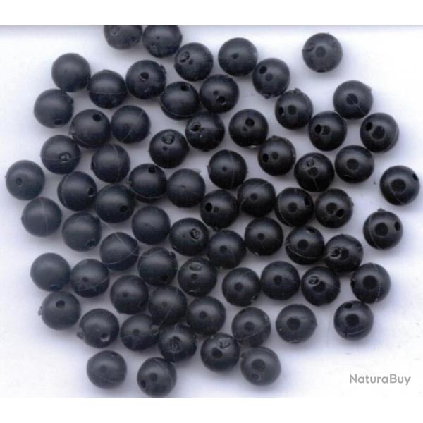 PERLE MOLLE NOIRE 6MM X20 - FLASHMER