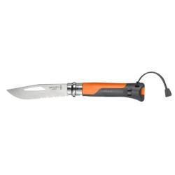 COUTEAU OUTDOOR N°8 - Orange - OPINEL