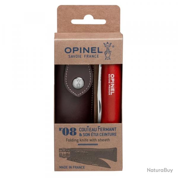 COUTEAU N8 FERMANT ETUI CEINTURE - OPINEL
