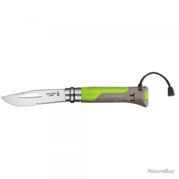 COUTEAU OUTDOOR TERRE N8 - Vert - OPINEL