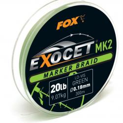TRESSE EXOCET MK2 MARKER 300M - 18/100 - FOX