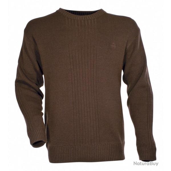 PULL COL ROND KAKI PERCUSSION - 2XL - IDAHO