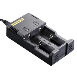 CHARGEUR 2 ACCUS AC100-240V 50/60HZ - DC12V - NITECORE