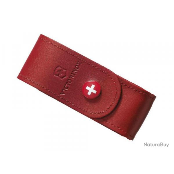 ETUI CUIR ROUGE COUTEAU 6/14 PIECES - VICTORINOX