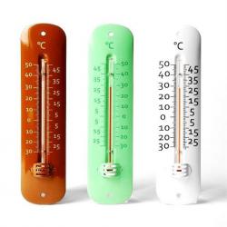THERMOMETRE METAL 19CM GRIS OU BLANC - STIL