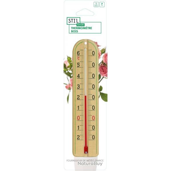 THERMOMETRE BOIS 22CM - STIL