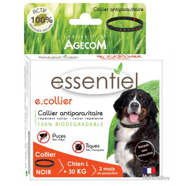 COLLIER ANTIPARASITAIRE CHIEN - 75cm - ESSENTIEL